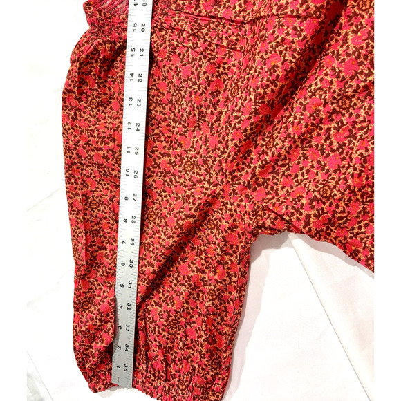 Universal Thread Bell Elbow Sleeve Mini A-Line Dress - Red - Womens X-Large - Picture 8 of 13